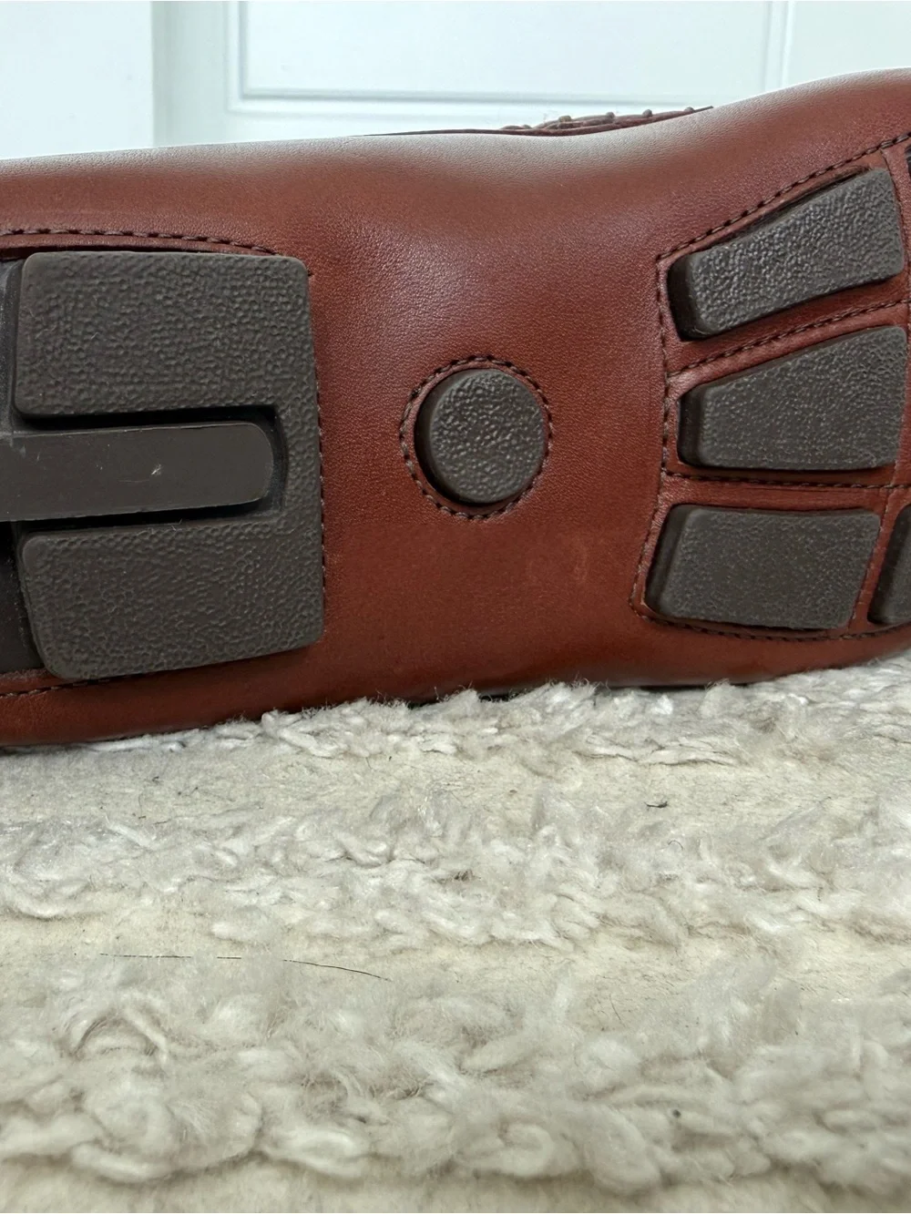 J. Crew Men's Brown Leather Penny Loafers